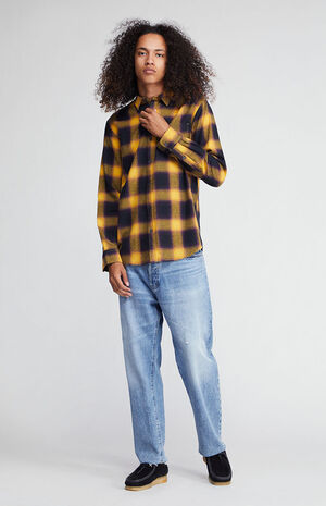 Yellow Classic Tartan Plaid Shirt image number 4