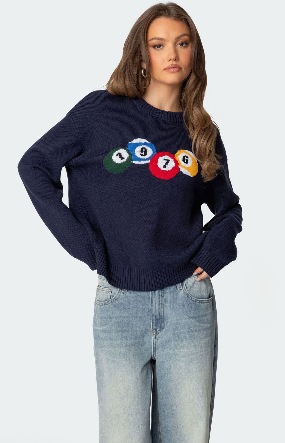 PacSun Edikted 1976 Billiards Sweater