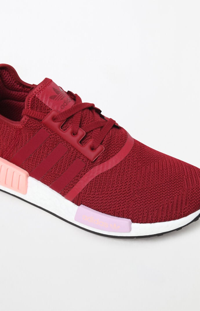 Nmd womens shoes maroon on sale