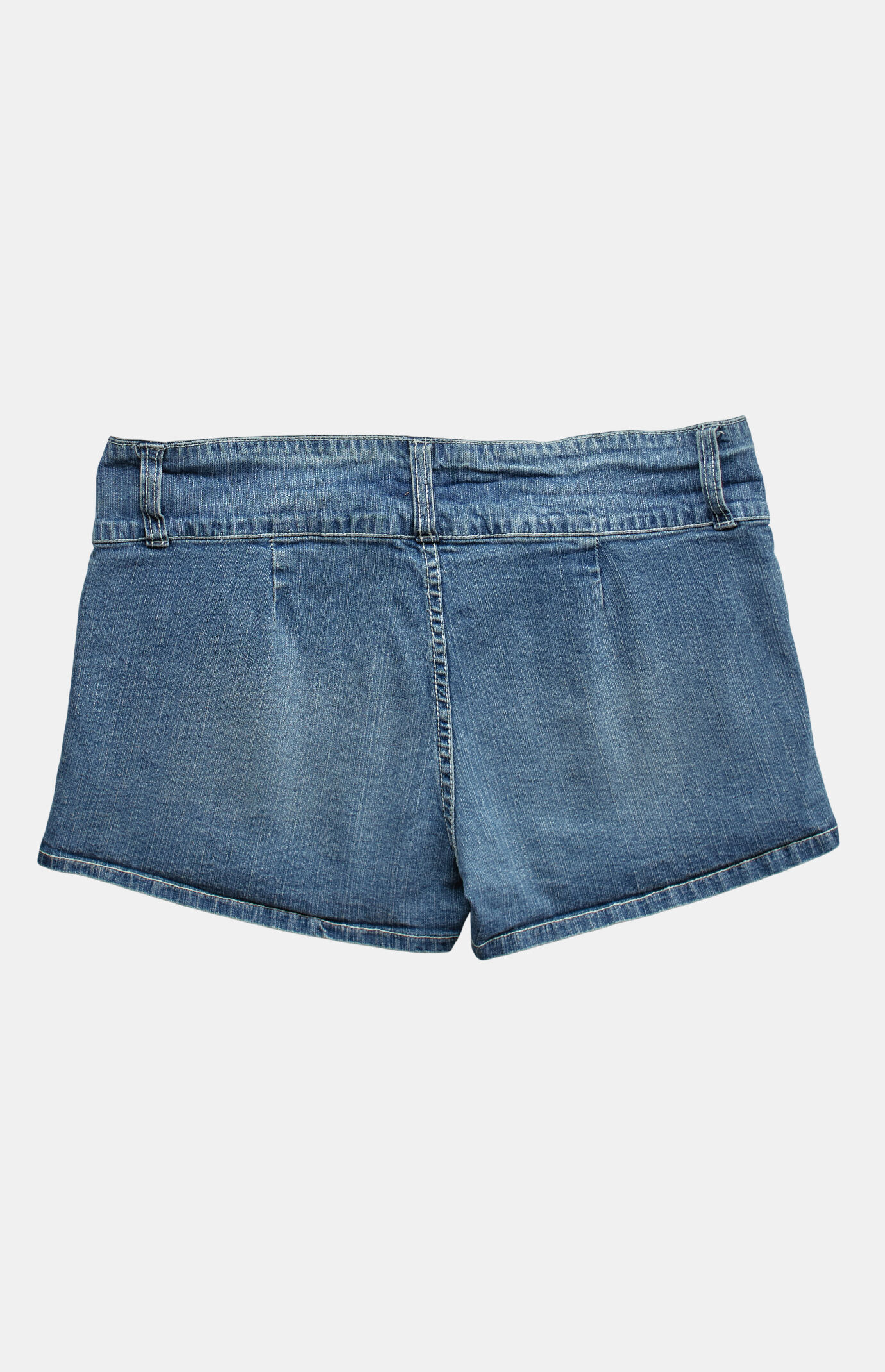 PS VINTAGE 2000s Y2K Low Rise Micro Medium Blue Jean Shorts | Pacsun