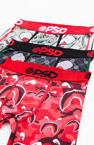 3 Pack Warface Red Boxer Briefs image number 2