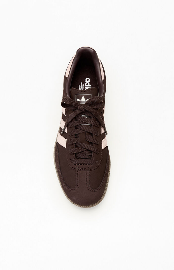 adidas Brown & Pink Samba OG Shoes | Pacsun