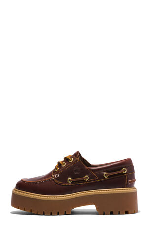 Women's Rootbeer Stone Street Boat Shoes image number 8