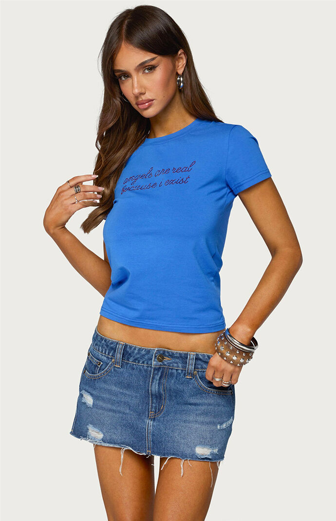 Edikted Angels Are Real T-Shirt