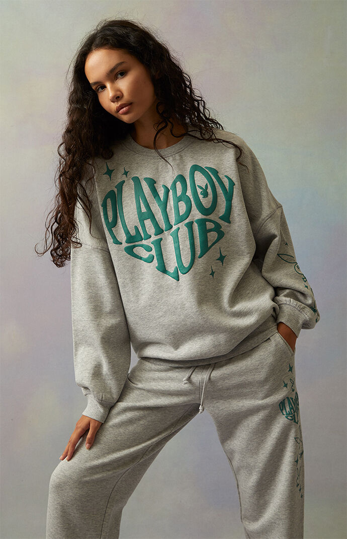 Playboy crewneck reticent sweatshirt pacsun