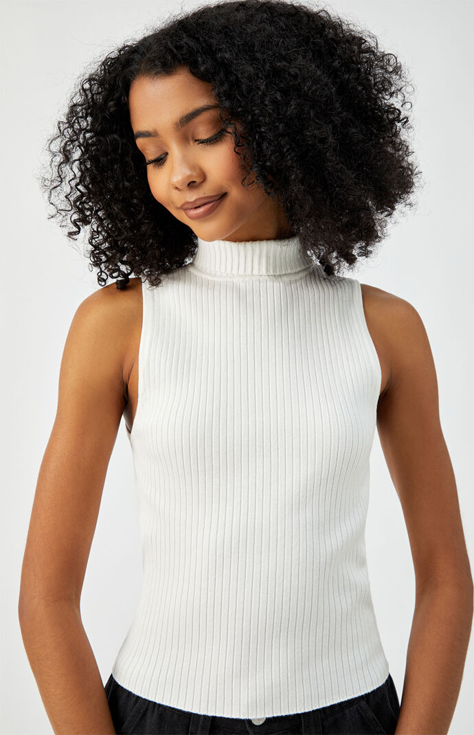 Turtleneck Knit Top