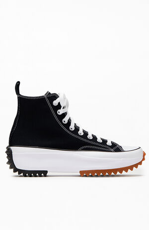 Black Run Star Hike High Top Sneakers image number 1