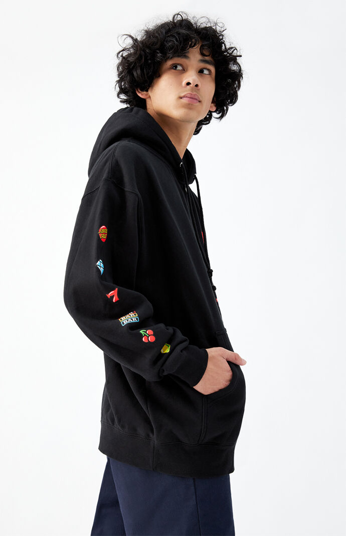 Jackpot Dot Zip Hoodie