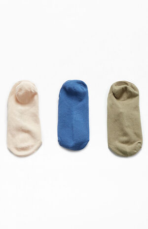 By PacSun 3 Pack Multi No-Show Socks image number 2