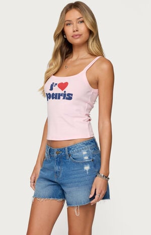 Love Paris Tank Top image number 3
