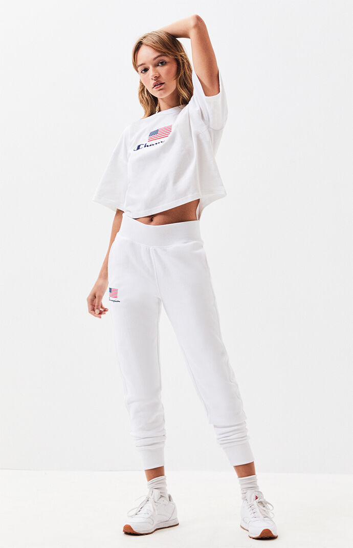 champion shirt crop top