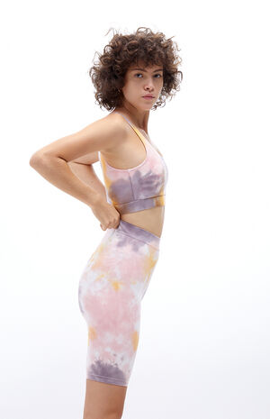 Flying V Tie Dye Biker Shorts image number 2