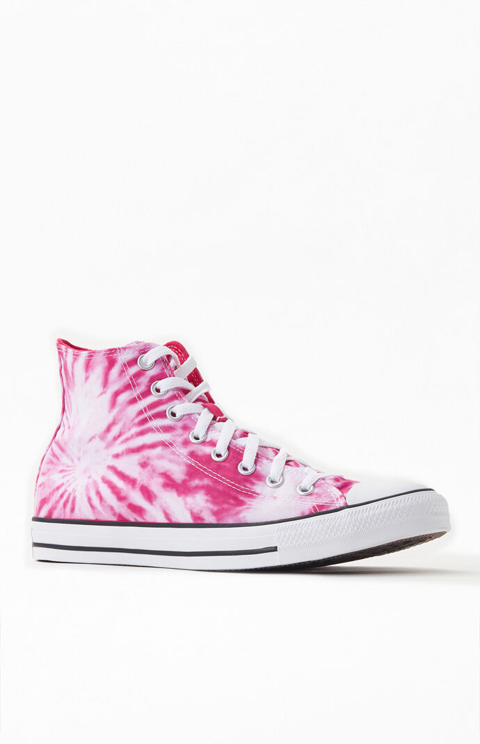 tie dye converse high tops