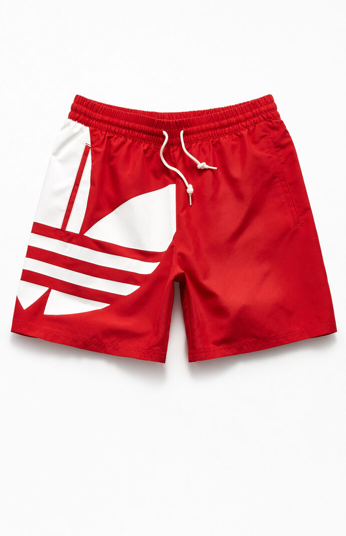 adidas big trefoil swim shorts