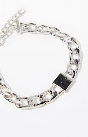 Silver Chain Link Bracelet image number 2