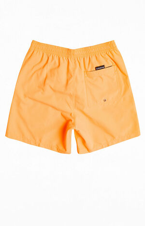 Orange Recycled Everyday 17" Volley Swim Trunks image number 2