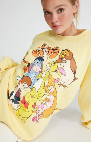 Disney Winnie The Pooh Crew Neck Sweatshirt | PacSun