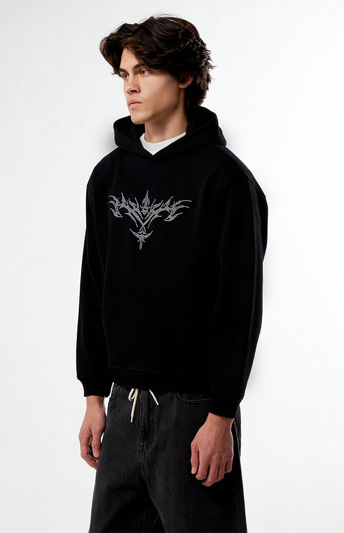 Pacsun Cyber Rhinestone Hoodie