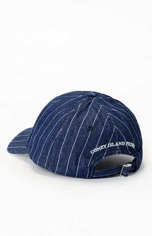 Pinstripe Denim NY Rugby League Dad Hat image number 3