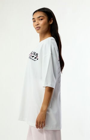Floral Logo Skate Oversized T-Shirt image number 2