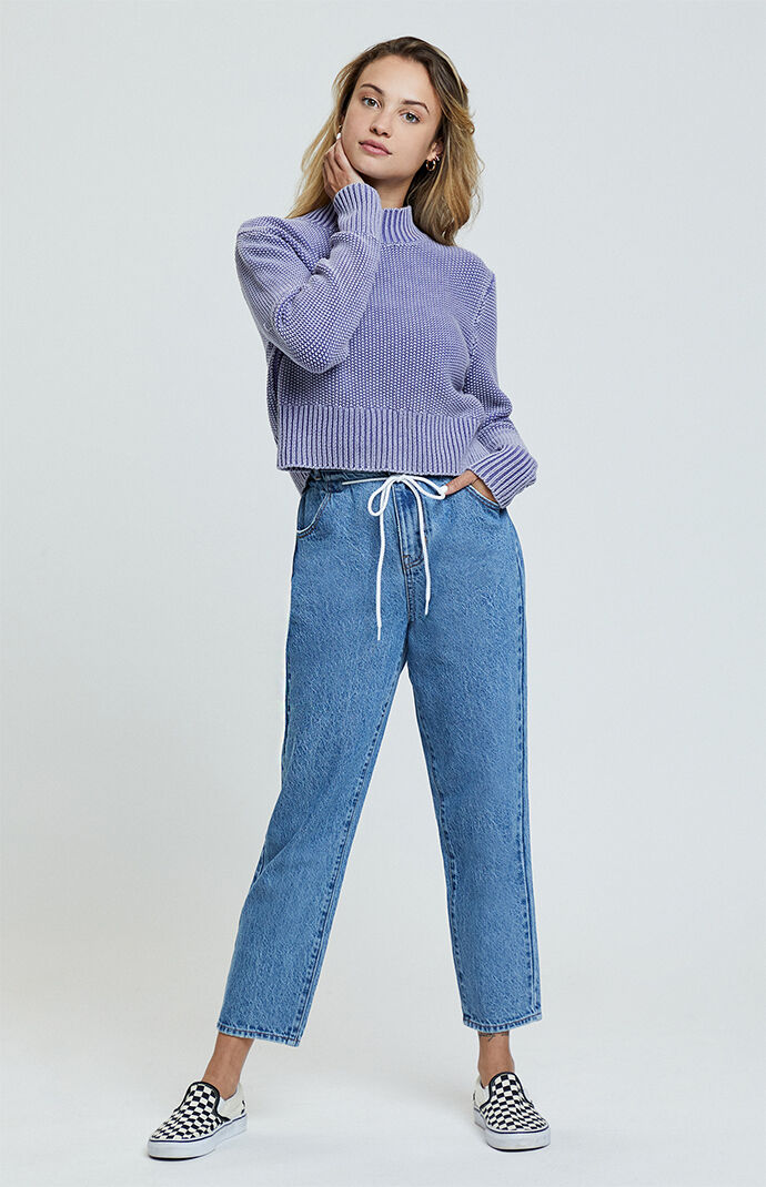 Shoe Blue Mom Jeans