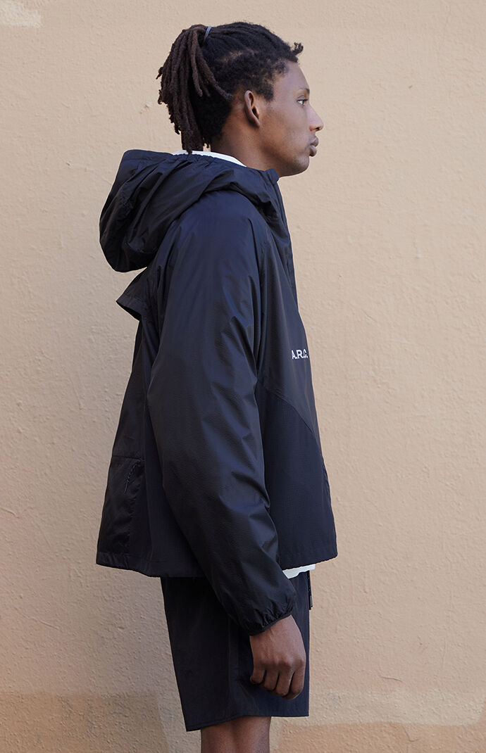 A.R.C. Active Black Performance Hooded Jacket | PacSun