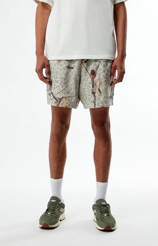 Civil Concrete Fleece Baggy Sweat Shorts