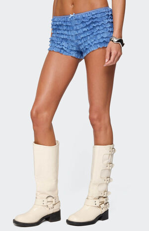 Shailee Ruffled Shorts image number 4