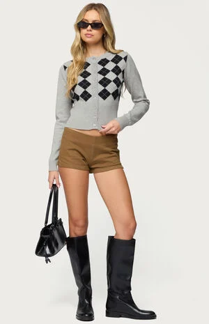 Dinah Denim Micro Shorts image number 5