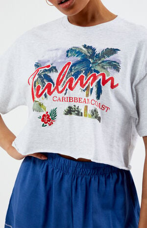 Tulum Boxy Cropped T-Shirt image number 2