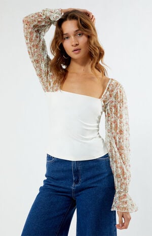 Gimme Butterflies Long Sleeve Top image number 1