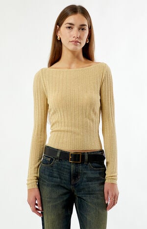 Bailey Boat Neck Glitter Sweater image number 2