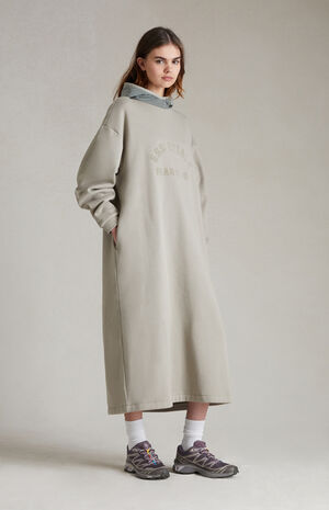 Women's Seal Nylon Fleece Hooded Dress image number 5