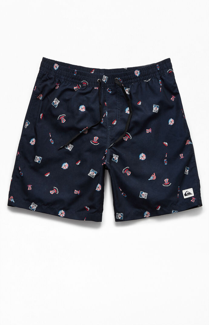 fourth of july swim trunks