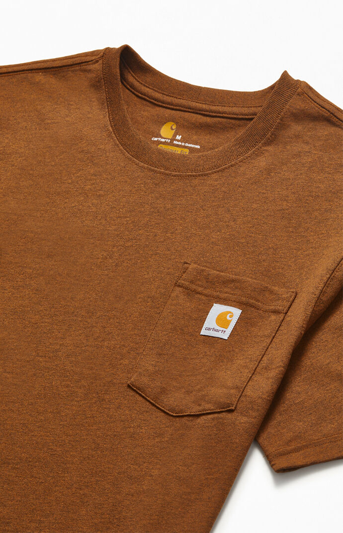 Brown Workwear Pocket T-Shirt