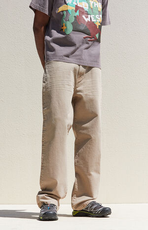 Tan Baggy Jeans image number 1