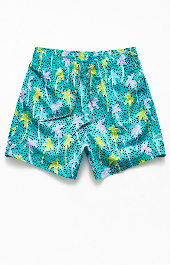 Flair Palm 15" Swim Trunks