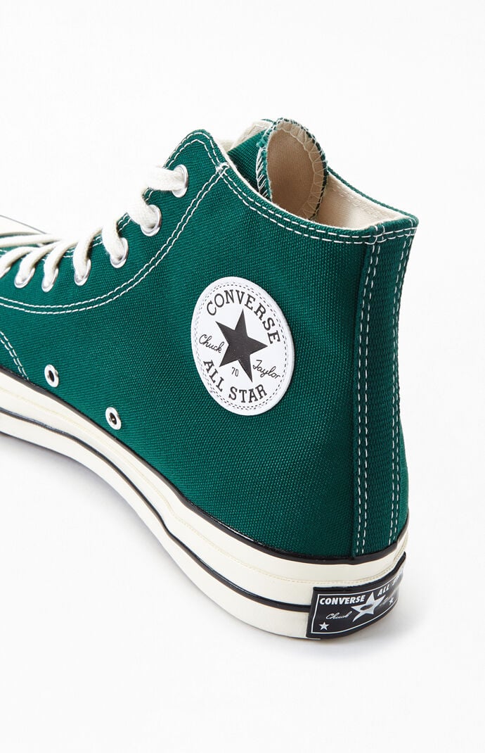 converse high tops green