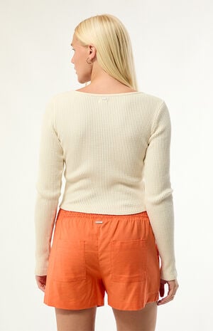 Paxton Long Sleeve Knit Cropped Top image number 4