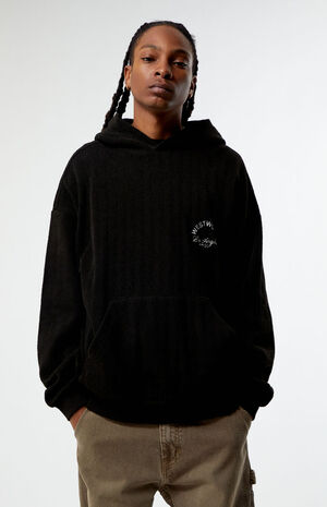 Black Westwood Herringbone Hoodie image number 1