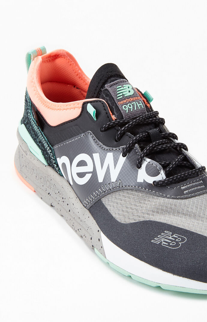 Grey & Pink 997H Shoes
