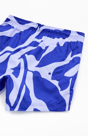 Blue Vines AOP 4.5'' Swim Trunks image number 4