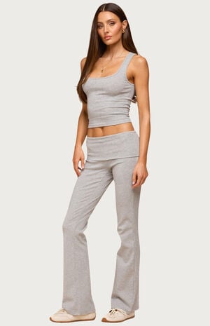 Linda Ribbed Scoop Neck Tank Top image number 5