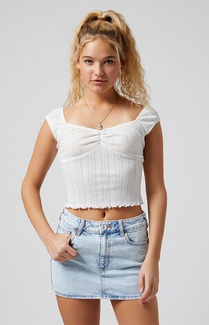 Bella Light Indigo Denim Skirt