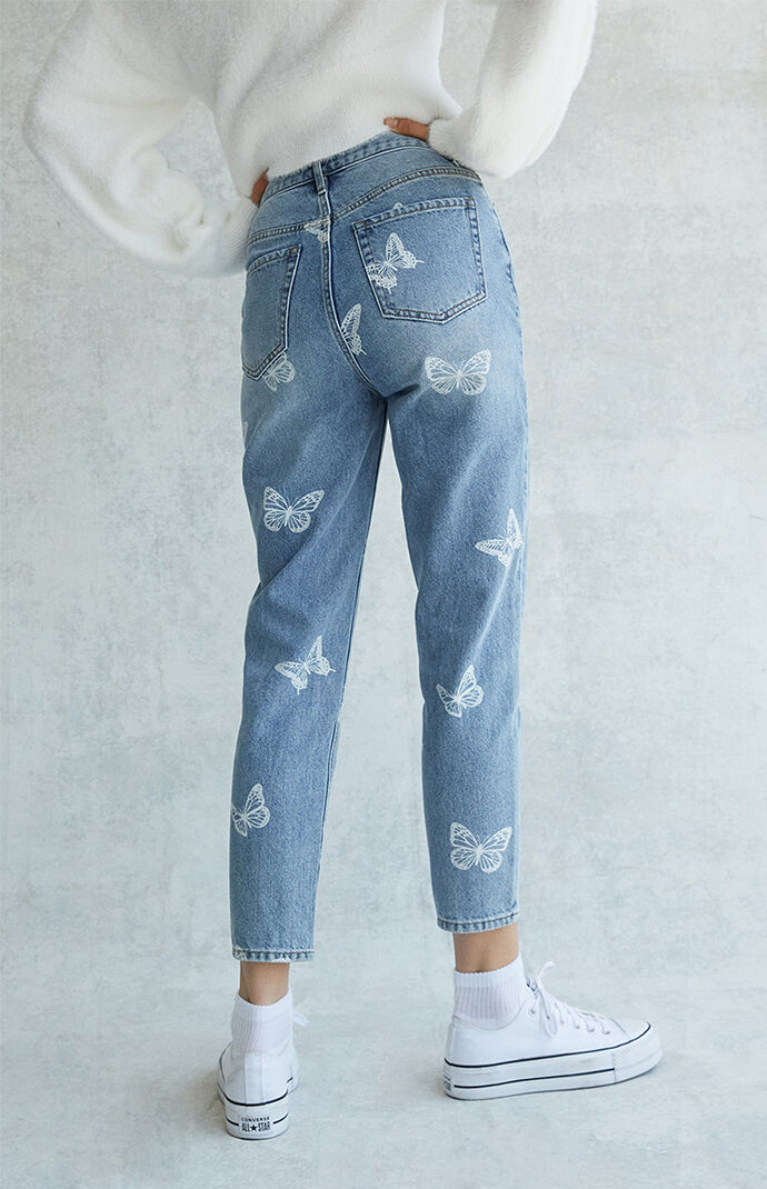 Butterfly Ultra High Waisted Slim Fit Jeans