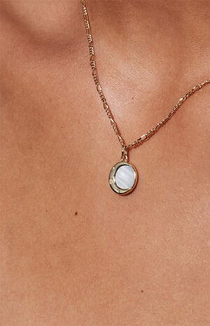 Mei Moon Pendant Necklace image number 4