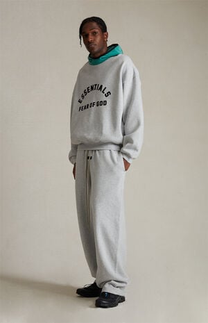 Light Heather Grey Relaxed Lounge Pants image number 1