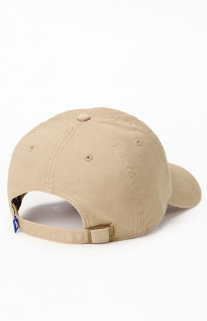 Khaki LA Dodgers Clean Up Dad Hat image number 2