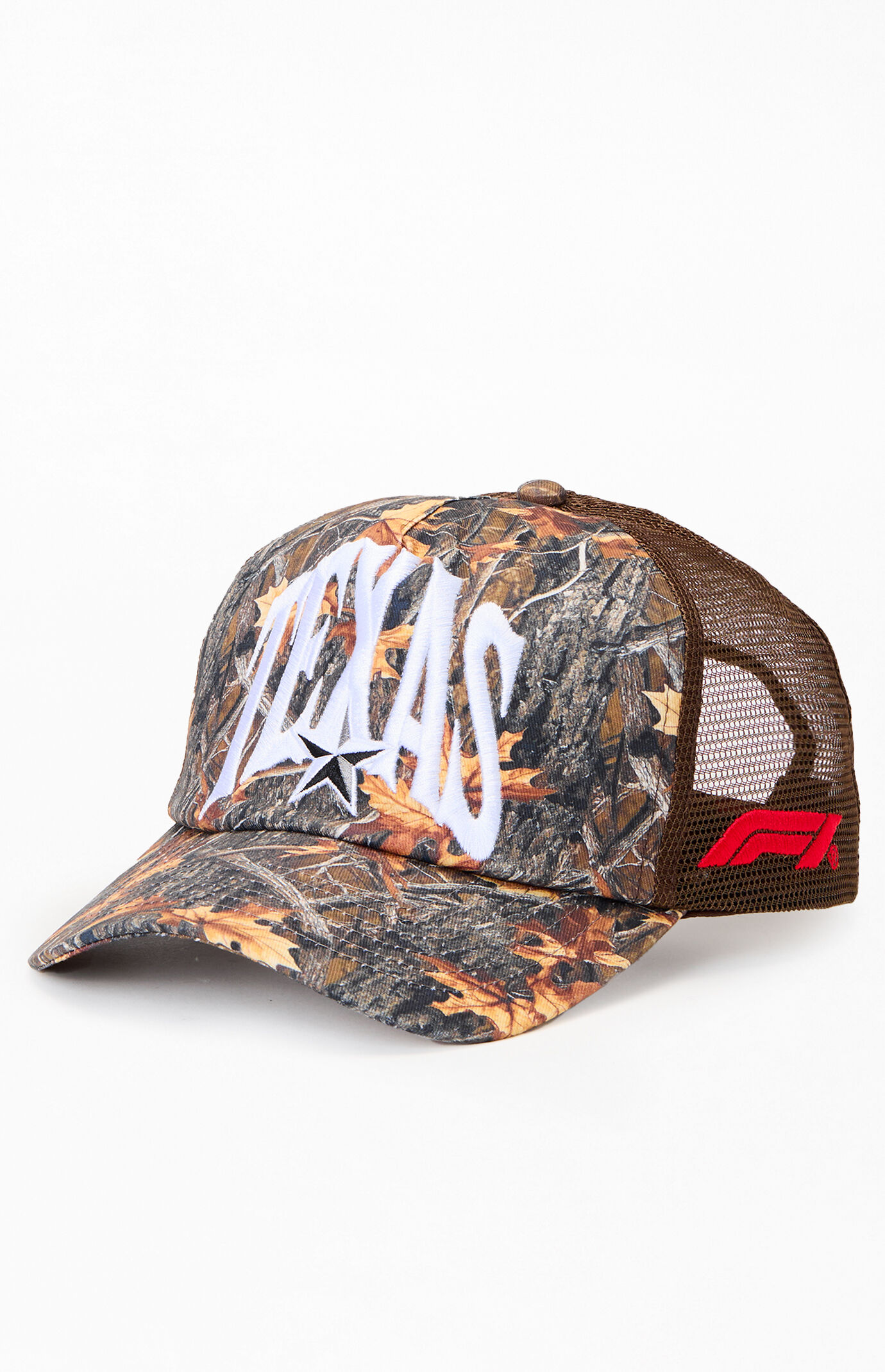 Formula 1 x Pacsun United States Grand Prix 2025 Austin Texas Camo Trucker Hat