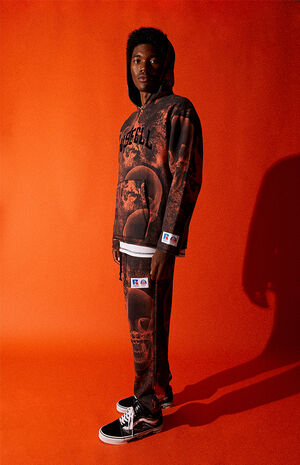 x Russell Athletic Black Graphic Sweatpants x Russell Athletic Black Graphic Sweatpants image number null